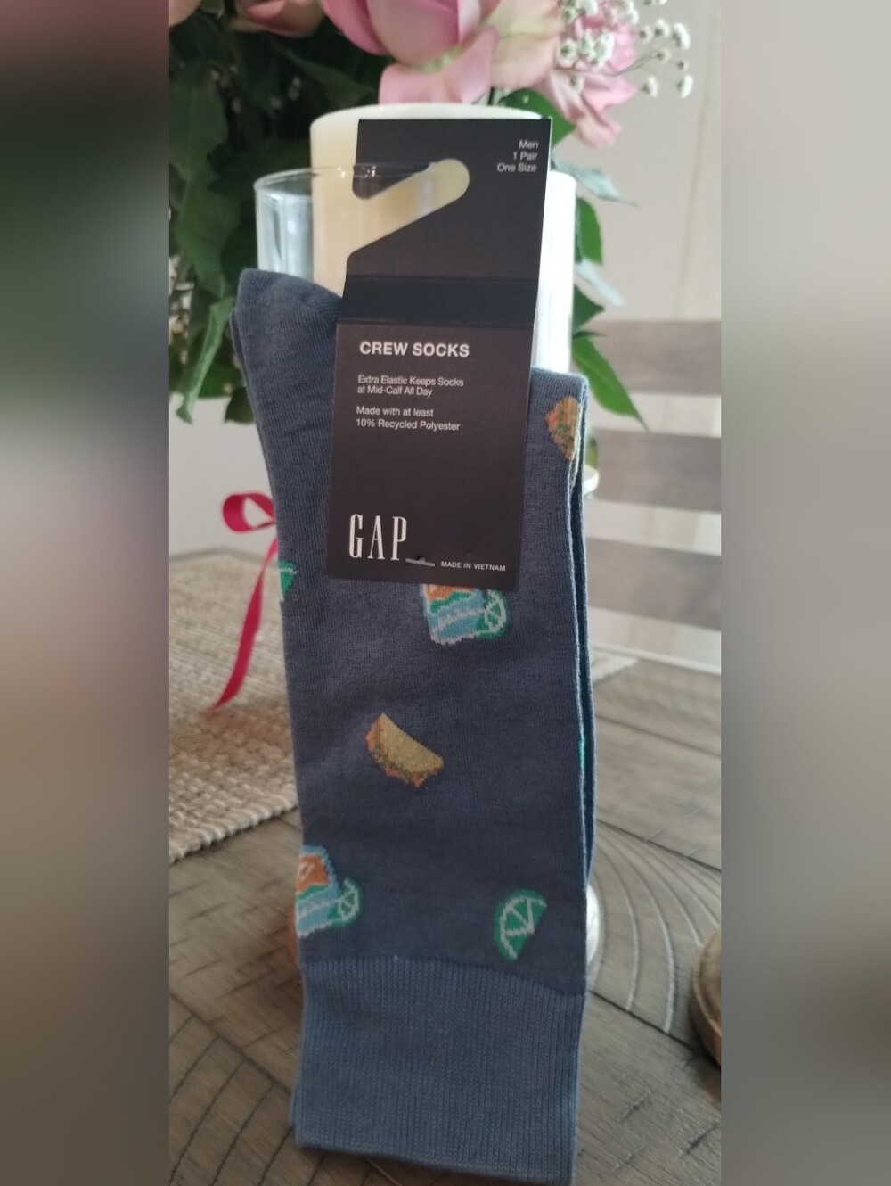 GAP Colorful Crew Sock Set 2 Pair